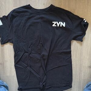 Black Short Sleeve Tee with ZYN Logo